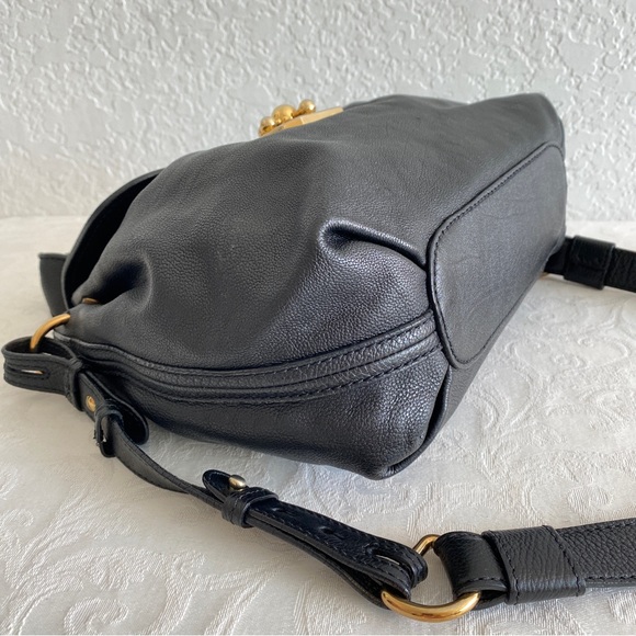 Chloe black leather Elsie flap 2 way bag - Picture 4 of 15